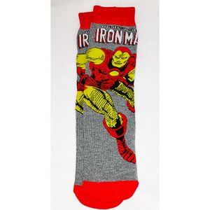 Disney Anime Socks Avengers Marvel Cartoon Figure , Iron Man  NEW - WOT